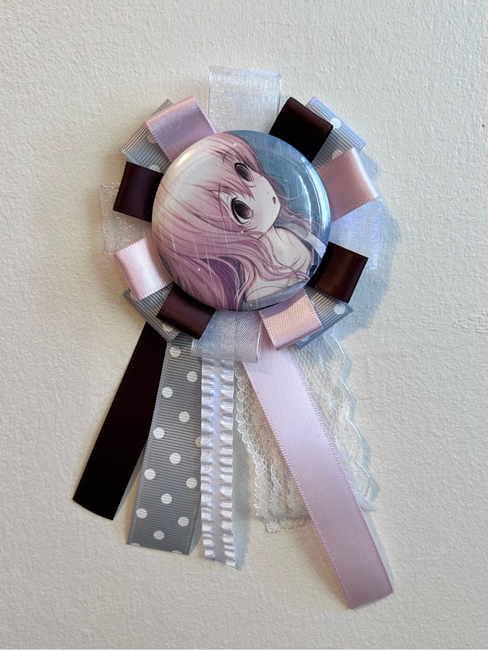 Aoi Mukou Ribbon/Pin 🐈🩷